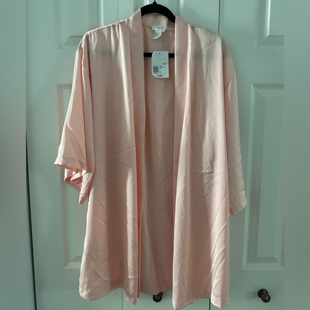 Forever 21 Blush Pink Women's Kimono Robe